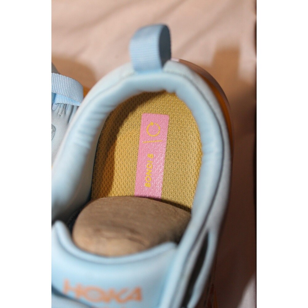 NIB Hoka One Women's Bondi 8 Running Athletic Sneakers SSCA NIB 5 BLUE - Picture 9 of 9